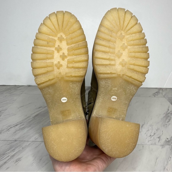 Free People James Deep Khaki Chelsea Heeled Boot 39.5 9.5 - Picture 13 of 14